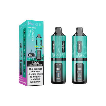 20mg Maxfel Legend Fanady 8 in 1 2400 Puffs Prefilled Pod Vape Kit - Flavour: Lemon Edition