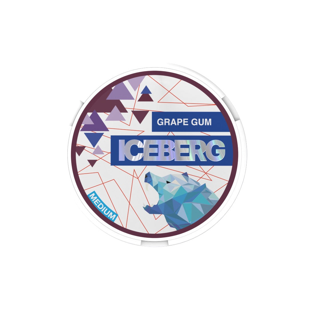 20mg Iceberg Medium Nicotine Pouches - 20 Pouches - Flavour: Berries