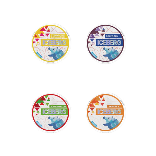 20mg Iceberg Medium Nicotine Pouches - 20 Pouches - Flavour: Raspberry
