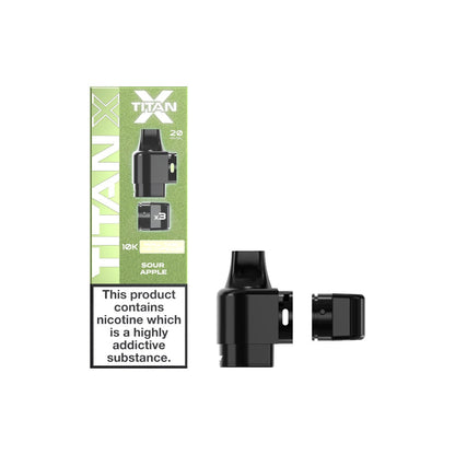 20mg Titan X 10k Puff Prefilled Pods - Flavour: Watermelon Ice