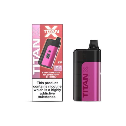 20mg Titan X 10k Puff Prefilled Pod Vape Kit - Flavour: Sour Apple