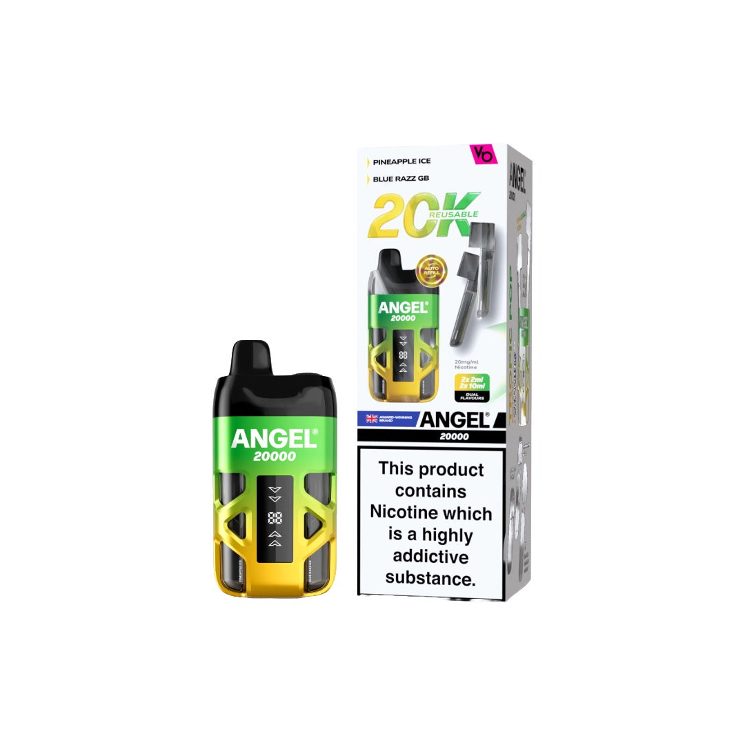 20mg Angel 20K by Vapes Bars Holiday Edition Prefilled Pod Vape Kit - Flavour: Coastal Fizz Edition