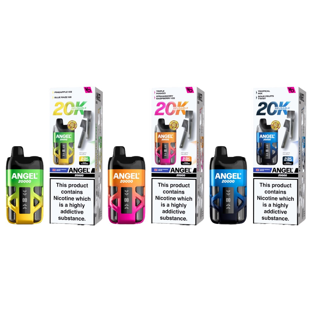 20mg Angel 20K by Vapes Bars Holiday Edition Prefilled Pod Vape Kit - Flavour: Sunset Edition