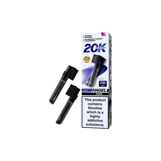 20mg Angel 20K Pods By Vapes Bars Holiday Edition Prefilled Pods - Flavour: Coastal Fizz Edition