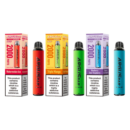 20mg Voopoo Argus Bar Neon 2K Prefilled Pod Vape Kit - Flavour: Pineapple Ice