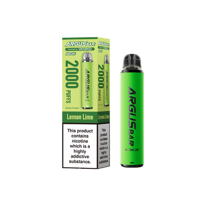 20mg Voopoo Argus Bar Neon 2K Prefilled Pod Vape Kit - Flavour: Triple Mango