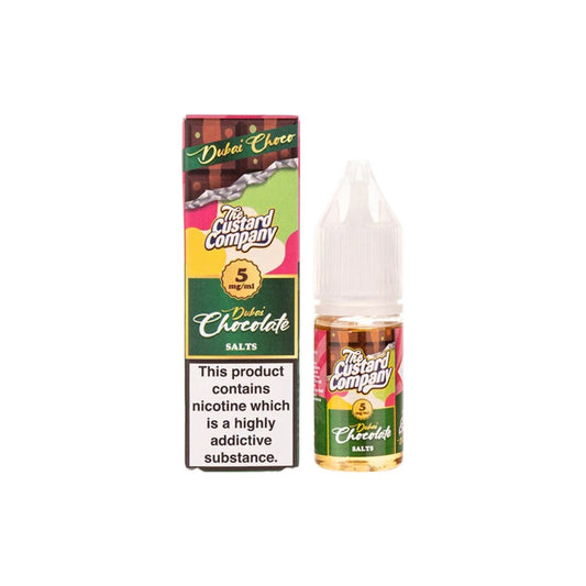 5mg The Custard Company Dubai Chocolate Nic Salt 10ml (50VG/50PG)