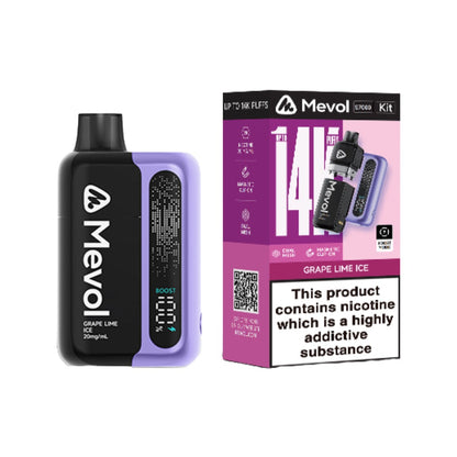 20mg Mevol S7000 Prefilled Pod Vape Kit 14k puffs - Flavour: Tropical Twist