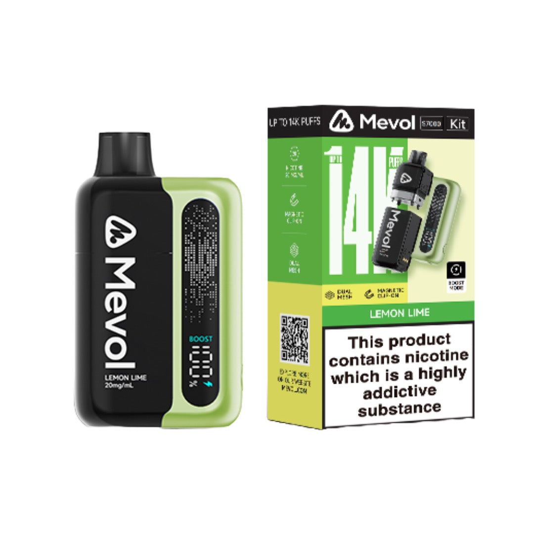 20mg Mevol S7000 Prefilled Pod Vape Kit 14k puffs - Flavour: Cherry Cola