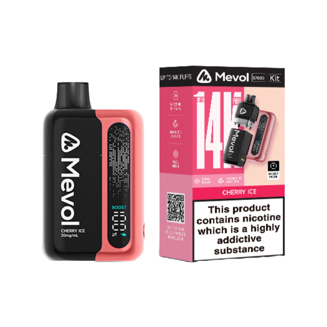 20mg Mevol S7000 Prefilled Pod Vape Kit 14k puffs - Flavour: Pineapple Grapefruit