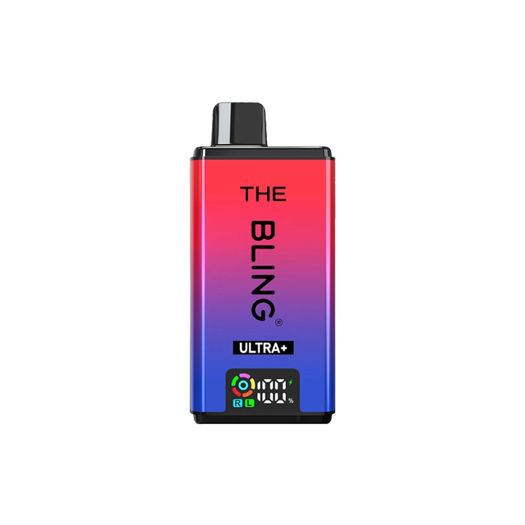 20mg Bling Ultra Pro Max 30K Prefilled Pod Vape Kit - Flavour: Blue Razz Cherry / Blue Razz Lemonade
