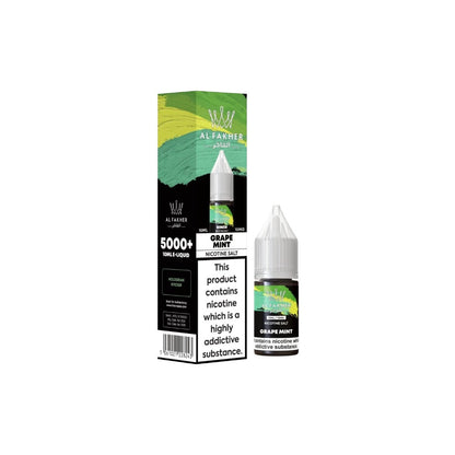 11mg Al Fakher Nic Salt 10ml (50VG/50PG) - Flavour: Spearmint