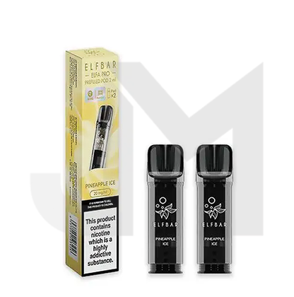 ELF Bar ELFA Pro 20mg Replacement Prefilled Pods 2ml 1200 Puffs - 2 Pcs - Flavour: Mint Tobacco