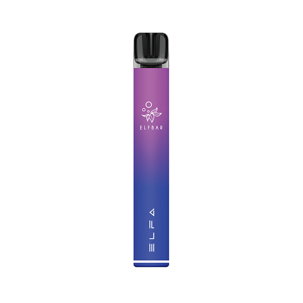 20mg Elf Bar ELFA Pro Pod Kit - Colour & Flavour: Twilight Purple - Mad Blue