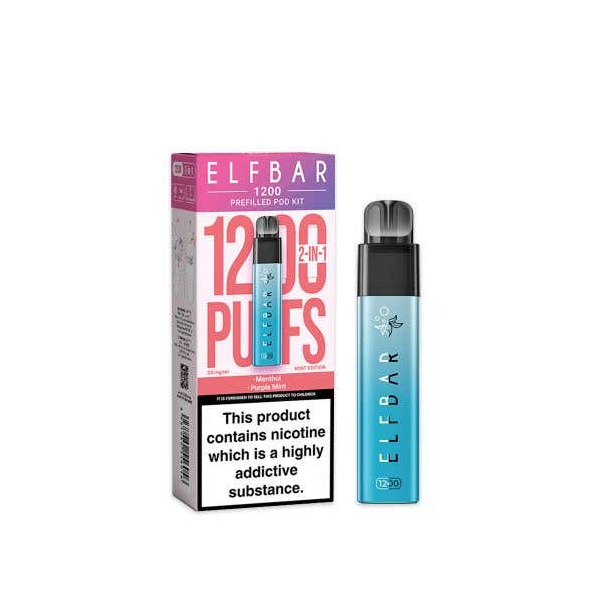 20mg ELF Bar 1200 Multi Edition Prefilled Pod Kit 1200 Puffs - Flavour: Kiwi Edition