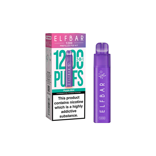 20mg ELF Bar 1200 Prefilled Pod Kit 1200 Puffs - Flavour: Red Cherry