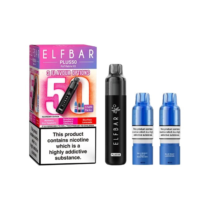 Elf Bar Plus50 Prefilled 50K Pod Vape Kit - Flavour: Red Edition