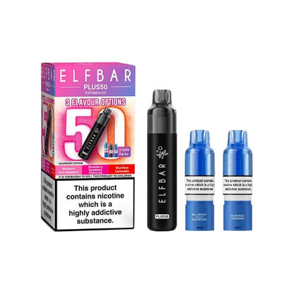 Elf Bar Plus50 Prefilled 50K Pod Vape Kit - Flavour: Ruby Edition