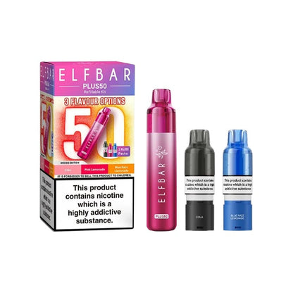 Elf Bar Plus50 Prefilled 50K Pod Vape Kit - Flavour: Drinks Edition
