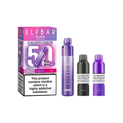 Elf Bar Plus50 Prefilled 50K Pod Vape Kit - Flavour: Tropical Edition