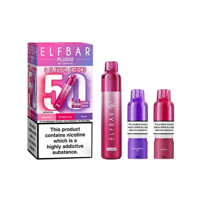 Elf Bar Plus50 Prefilled 50K Pod Vape Kit - Flavour: Purple Edition