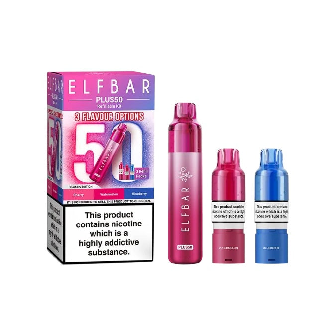Elf Bar Plus50 Prefilled 50K Pod Vape Kit - Flavour: Yellow Edition