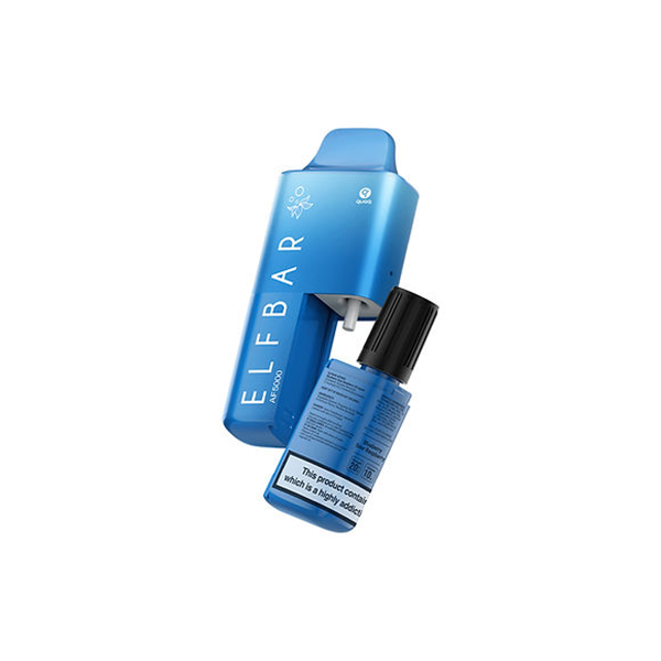 20mg Elf Bar AF5000 Disposable Rechargeable Vape Kit 5000 Puffs - Flavour: Blueberry Sour Raspberry