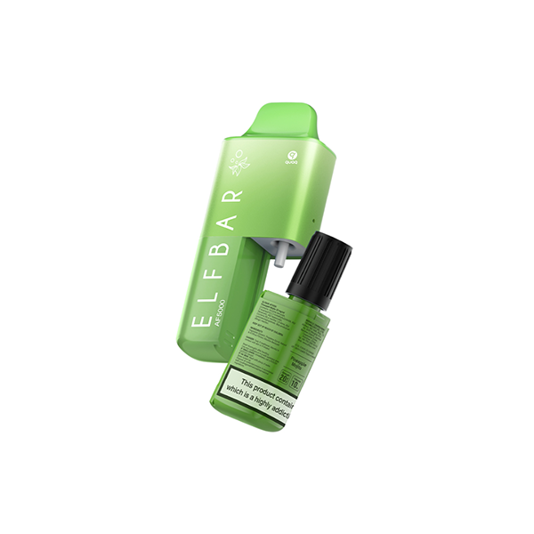 20mg Elf Bar AF5000 Disposable Rechargeable Vape Kit 5000 Puffs - Flavour: Blueberry Sour Raspberry