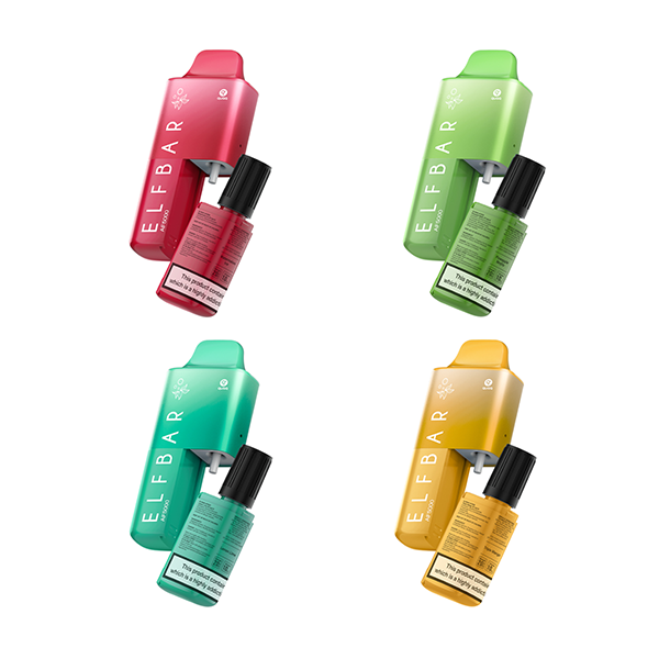 20mg Elf Bar AF5000 Disposable Rechargeable Vape Kit 5000 Puffs - Flavour: Blueberry Sour Raspberry