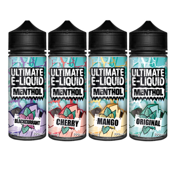 Ultimate E-liquid Menthol by Ultimate Puff 100ml Shortfill 0mg (70VG/30PG) - Flavour: Watermelon