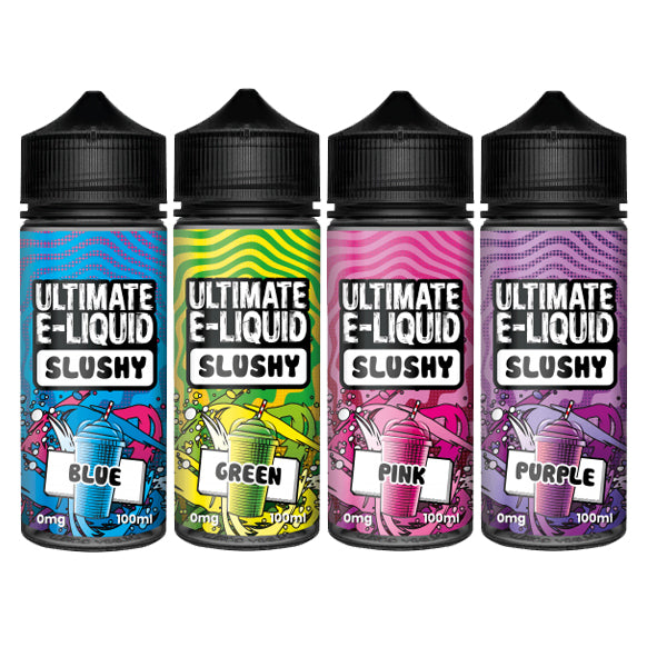 Ultimate E-liquid Slushy By Ultimate Puff 100ml Shortfill 0mg (70VG/30PG) - Flavour: Yellow