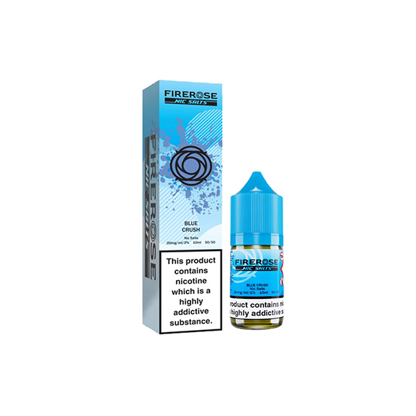 10mg Elux Firerose 5000 Nic salts 10ml (50VG/50PG) - Flavour: Blue Razz Lemonade