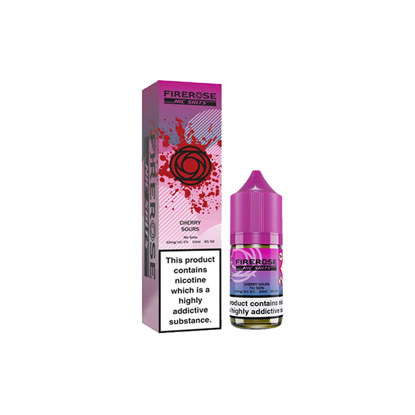 10mg Elux Firerose 5000 Nic salts 10ml (50VG/50PG) - Flavour: Blackcurrant Lemonade