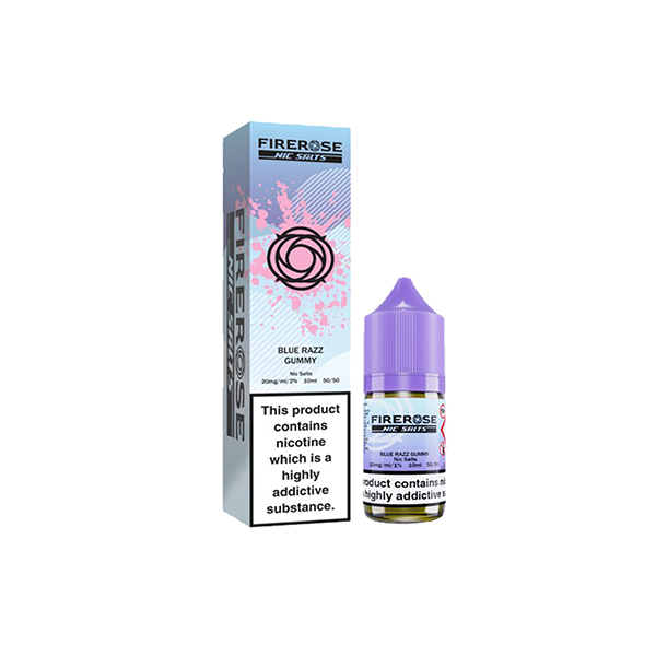 10mg Elux Firerose 5000 Nic salts 10ml (50VG/50PG) - Flavour: Fizzy Gummy