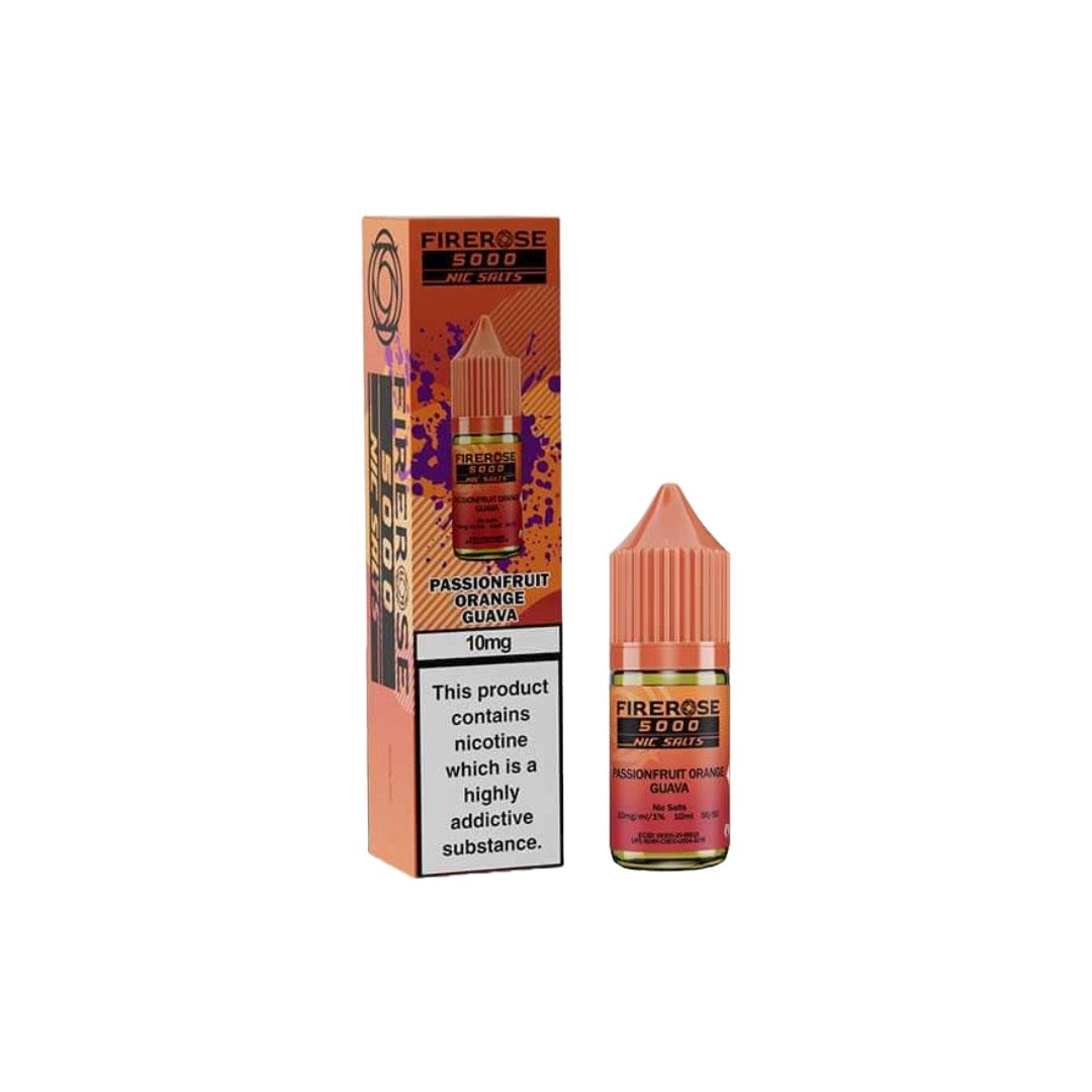 10mg Elux Firerose 5000 Nic salts 10ml (50VG/50PG) - Flavour: Tutti fruity