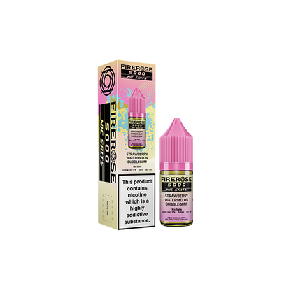 10mg Elux Firerose 5000 Nic salts 10ml (50VG/50PG) - Flavour: Passionfruit Orange Guava