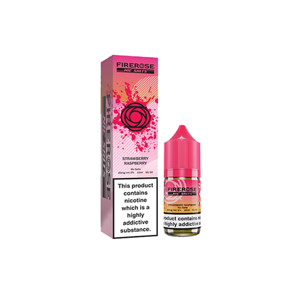 10mg Elux Firerose 5000 Nic salts 10ml (50VG/50PG) - Flavour: Cherry sours