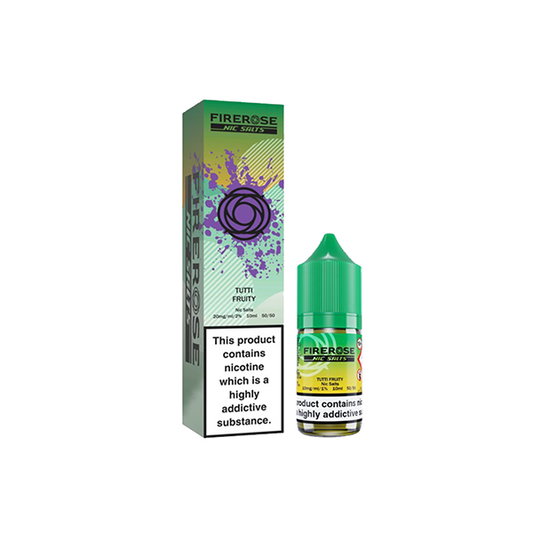 10mg Elux Firerose 5000 Nic salts 10ml (50VG/50PG) - Flavour: Cherry sours