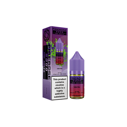 10mg Elux Firerose 5000 Nic salts 10ml (50VG/50PG) - Flavour: Blue Crush