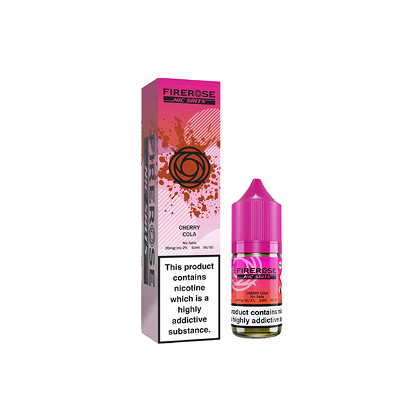 20mg Elux Firerose 5000 Nic salts 10ml (50VG/50PG) - Flavour: Cherry sours