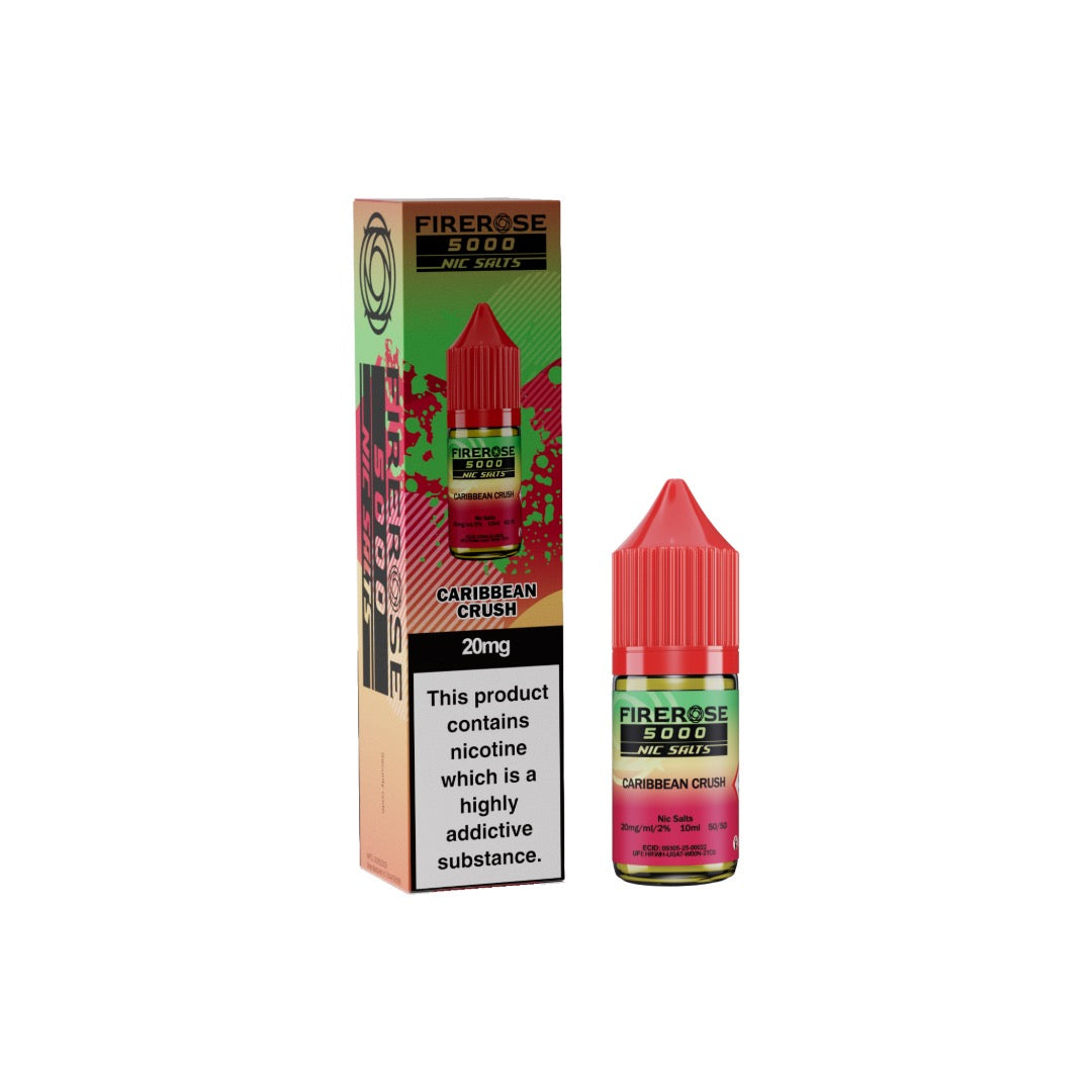 20mg Elux Firerose 5000 Nic salts 10ml (50VG/50PG) - Flavour: Caribbean Crush