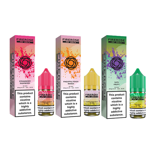 20mg Elux Firerose 5000 Nic salts 10ml (50VG/50PG) - Flavour: Strawberry raspberry