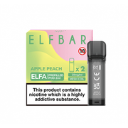 EXPIRED:: ELF Bar ELFA 20mg Replacement Prefilled Pods - 2ml - Flavour: Apple Peach (Out of Date: 03/2024)