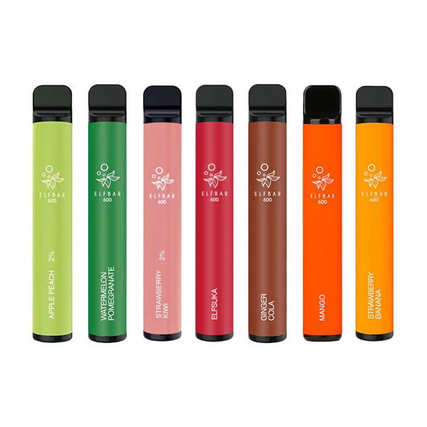 Expired :: 20mg ELF Bar Disposable Vape 600 Puffs - Flavour: Cinnamon Orange