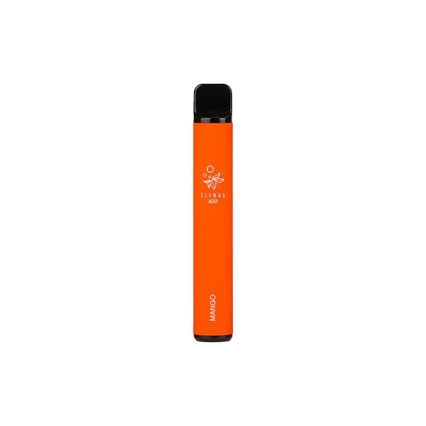 Expired :: 20mg ELF Bar Disposable Vape 600 Puffs - Flavour: Mango