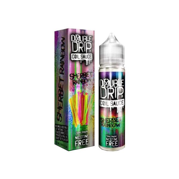 EXPIRED:: Double Drip 0mg 50ml Shortfill (80VG/20PG) - Flavour: Strawberry Laces Sherbet (Out Of Date: 04/10/23)