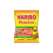 USA Haribo Share Bags - Flavour: Peaches - 142g & Quantity: Box of 12