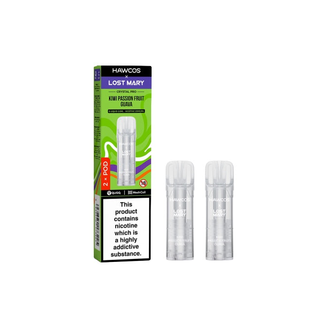 Hawcos x Lost Mary Crystal Pro Prefilled Pod - Flavour: Grape