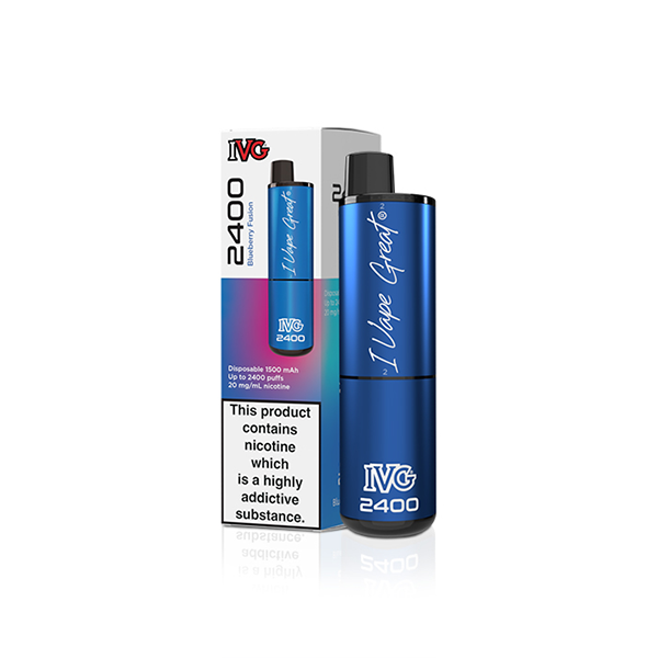 20mg IVG 2400 Disposable Vapes 2400 Puffs - Flavour: Menthol Edition