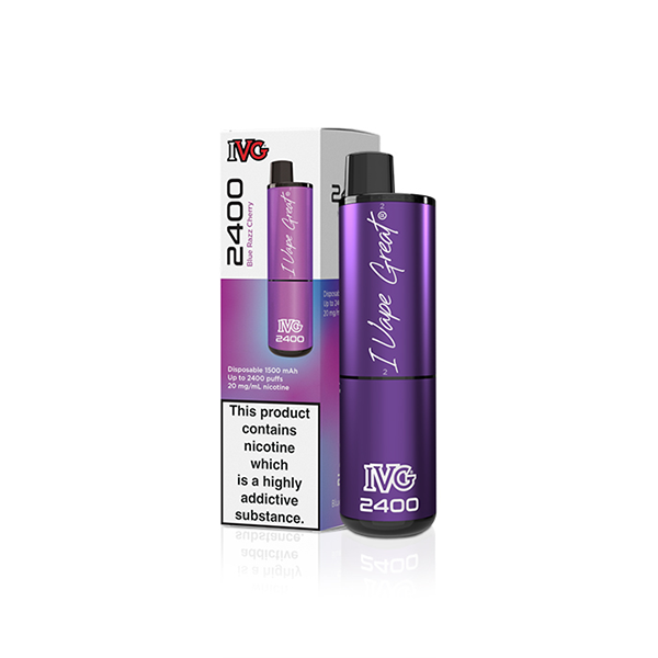 20mg IVG 2400 Disposable Vapes 2400 Puffs - Flavour: Juicy Edition